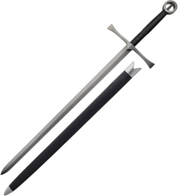 Legacy Arms Irish Hand/Half Fixed Sword 34.75'' 5160 Steel Blade Leather Wrapped