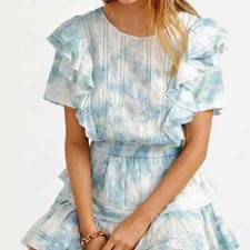 LOVESHACKFANCY Natasha Dress Pacific Indigo