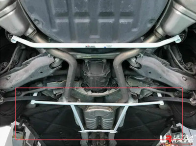 Fit Mercedes-Benz W221 S350 3.5 V6 '05-'13 Rear Lower Bar Ultra Racing 4 Points