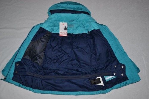 MARMOT GIRLS VAL D'SERE INSULATED TURQUOISE JACKET XL XLARGE NEW AUTHENTIC 76680 - Picture 3 of 4