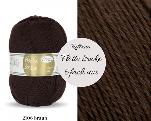 "Rellana Flotte Socke 6fach uni" 150g Sockenwolle Strumpfwolle mulesingfrei - Bild 6 von 21