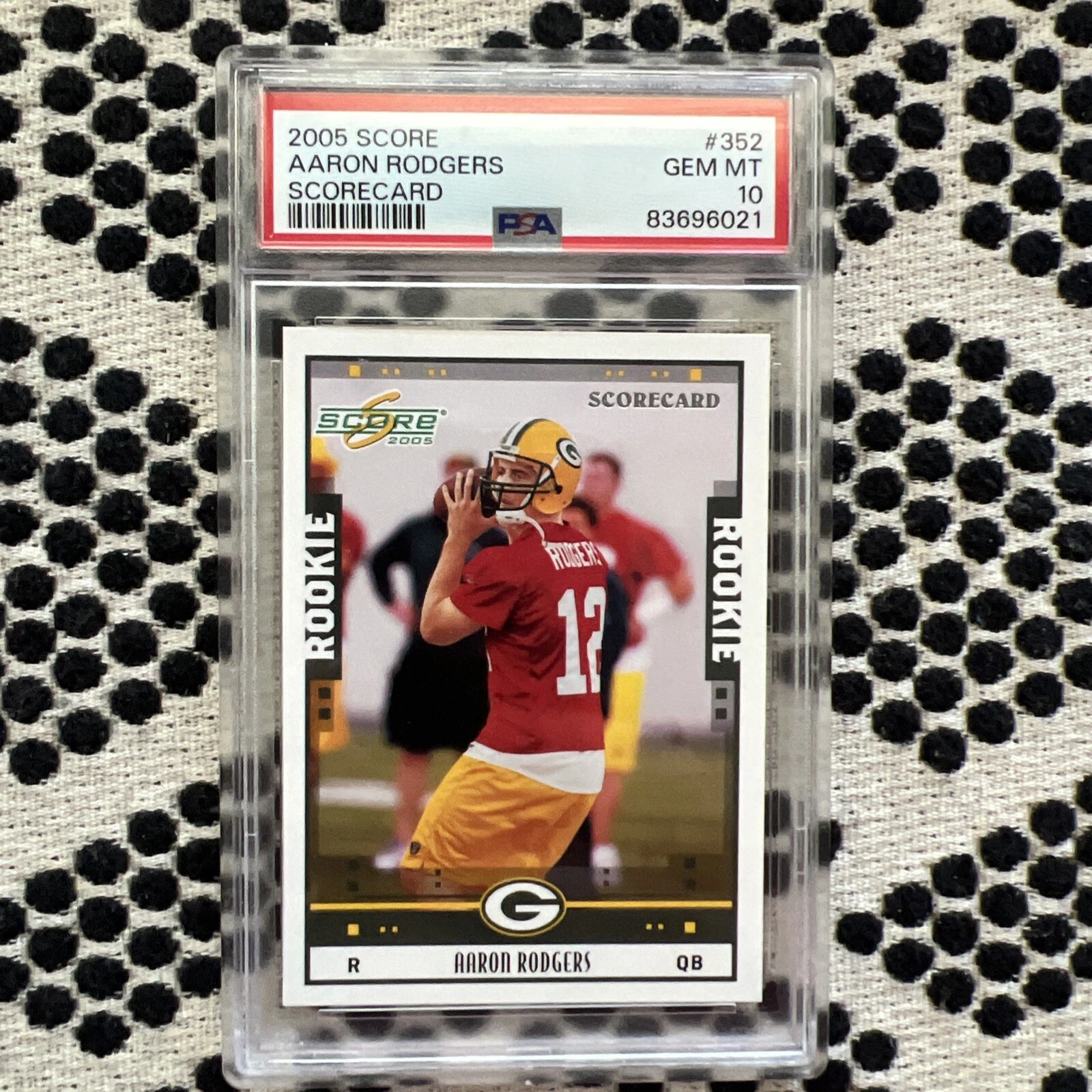 Aaron Rodgers Score #352 Scorecard