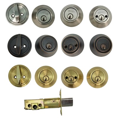 High Quality All Type DeadBolt Lock Entry Keyed Cylinder 3 Key Exterior Interior