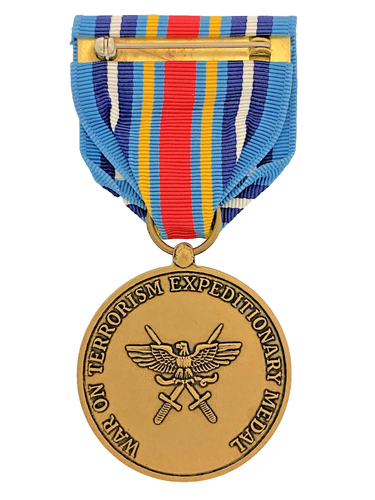GENUINE Full Size American U.S. ARMY WAR ON TERRORISM EXPEDITIONARY medal in box - Picture 2 of 4