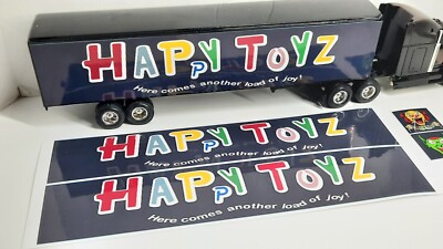 1/64th scale-Maximum Overdrive-HAPPY TOYS set of 4 stickers !!ONLY