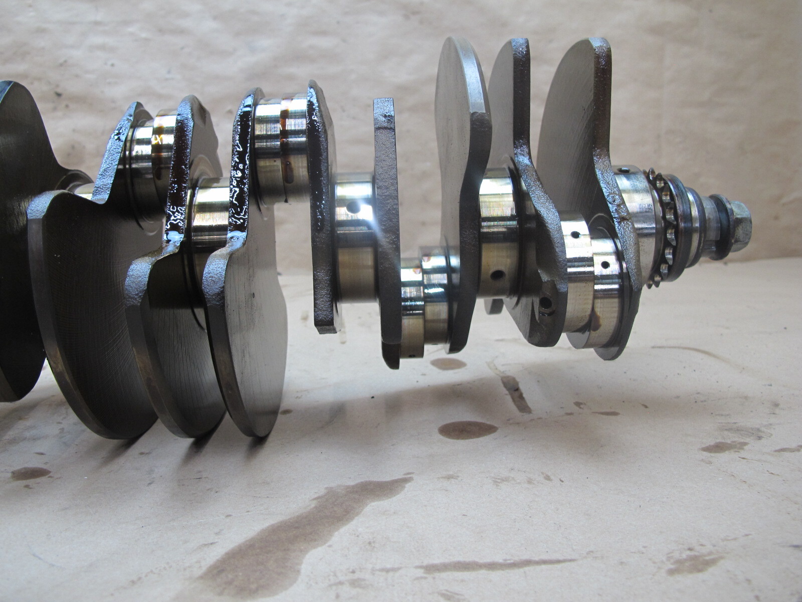 03-10 BENTLEY CONTINENTAL GTC GT FLYING SPUR 6.0L ENGINE CRANKSHAFT UNIT 163k