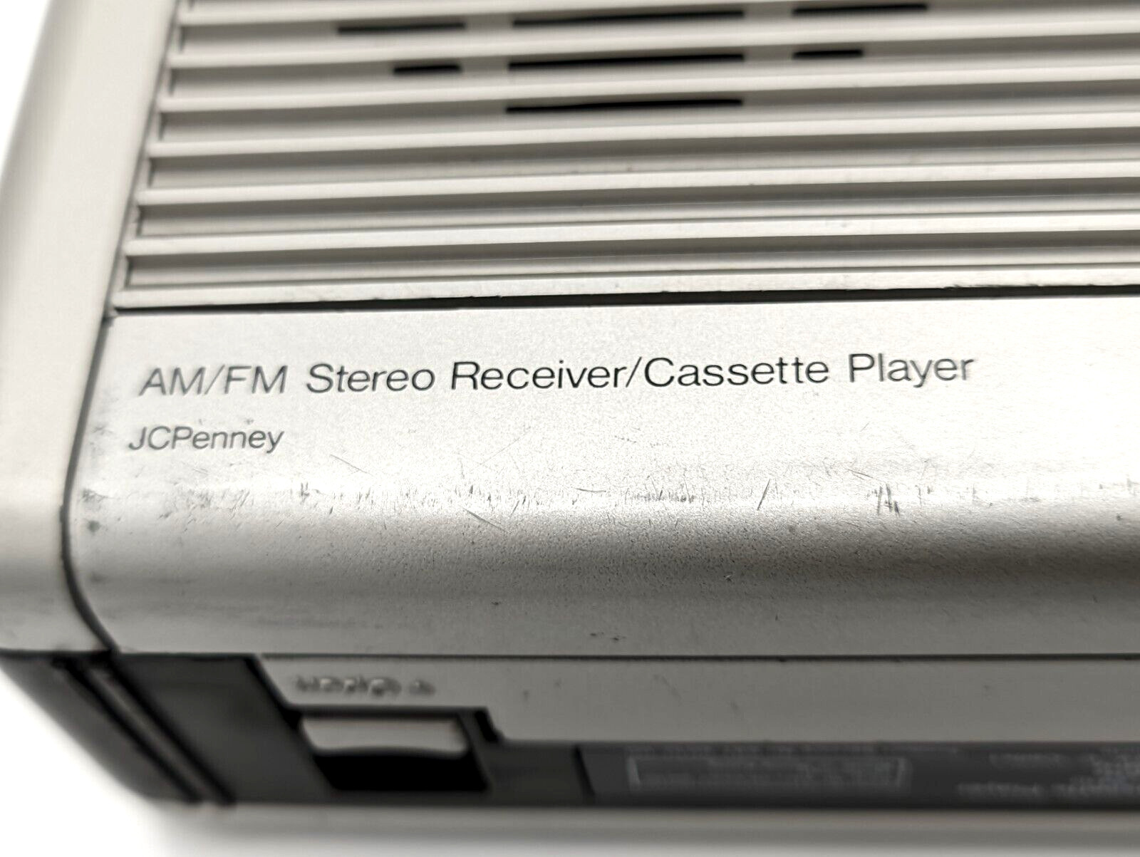 JCPenny Portable Cassette Player & Radio - Model 681-6010 - New Belts - WORKING!