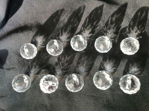 Pendentif Pour Lustre / Lampe - Boule/prisme Cristal AB 20mm - Preciosa - Site Français