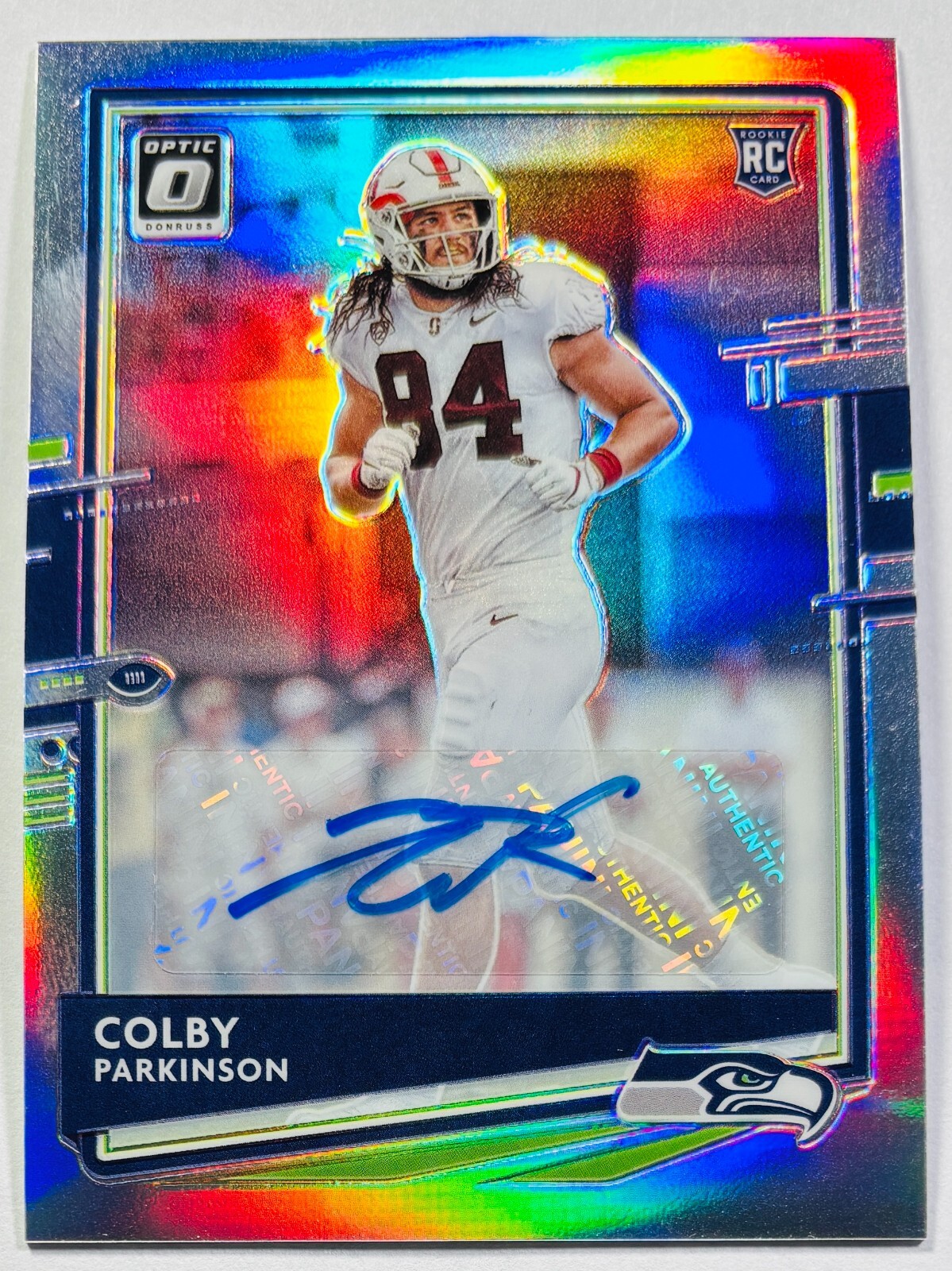 Colby Parkinson Panini Donruss Optic #127 Autograph Holo