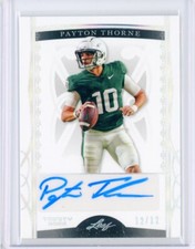 2022 Leaf Trinity PAYTON THORNE Silver Holo RC Rookie AUTO Autograph 12/12