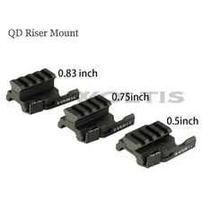 QD Riser Mount Quick Release Red Dot Sight Scope Mount 20mm Picatinny Rail Mount