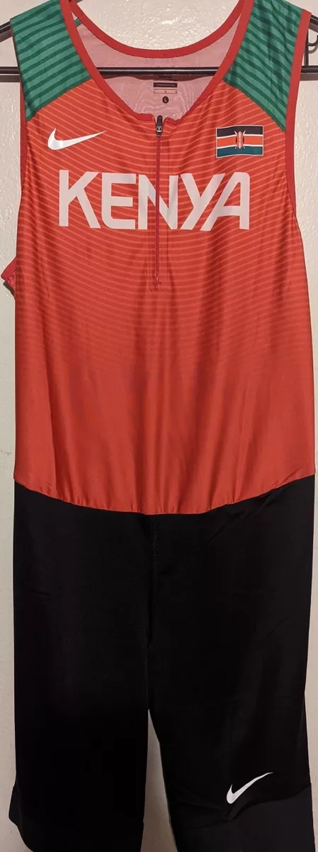 Nike Pro Elite Kenya Olympic Track and Field Singlet Speedsuit