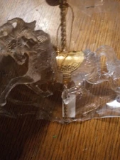 Glass Made Horse On Carousel