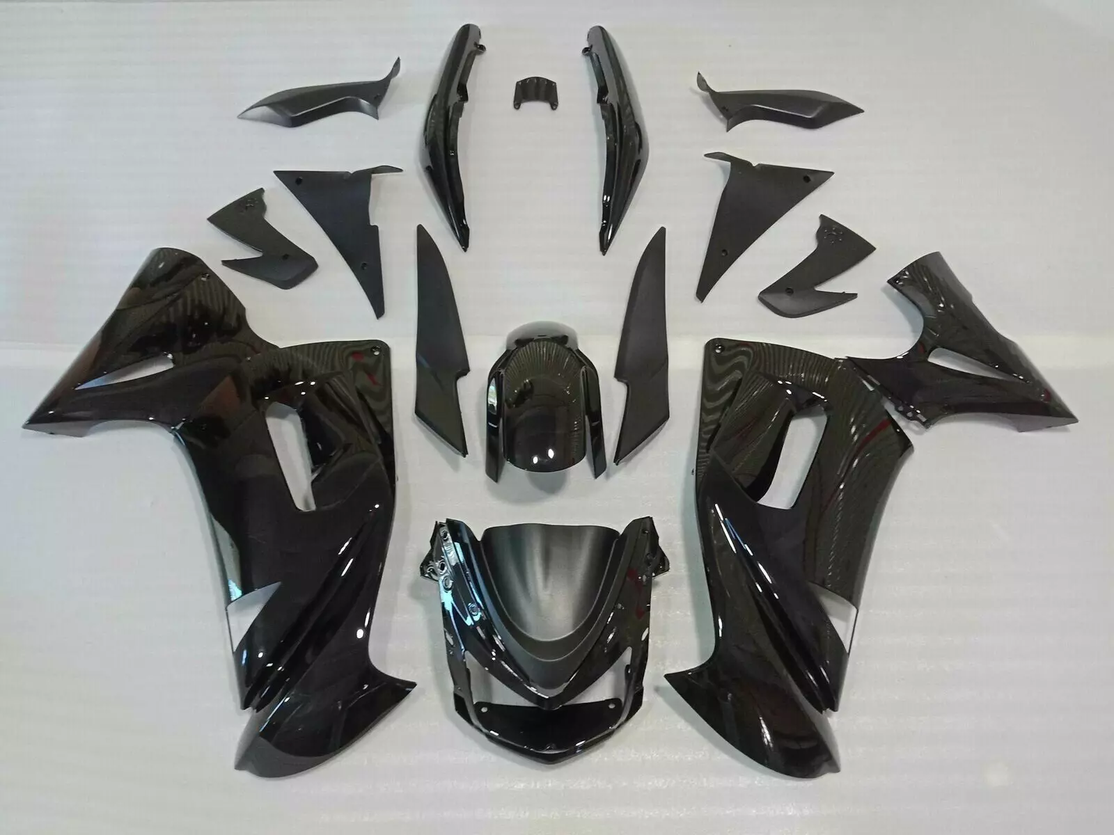 Glossy Black Fairing Kit Bodywork For Kawasaki Ninja 650R EX650 2006 2007 2008