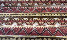 Swavelle Tribal Nunatak Mahogany Chenille Upholstery Fabric By The Yard