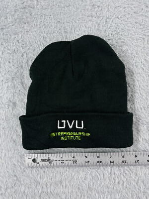 UVU Entrepreneurship Institute Beanie Toque Adult Black Knit