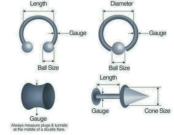 1x 22-76mm Large Sizes Silicone Gauges Earring Flesh Tunnel Ear plug Expander - Image 2 of 4