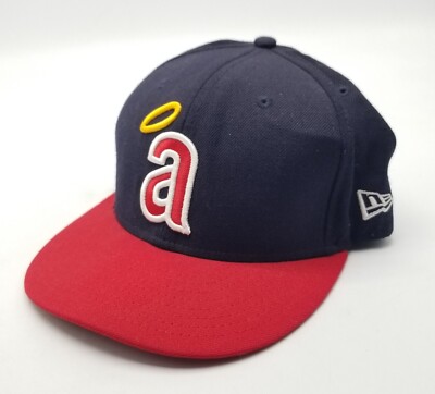 New Era Angels 59FIFTY キャップ 7 1/2 レッド New Era 59Fifty Los Angeles Angels of Anaheim Game Authentic