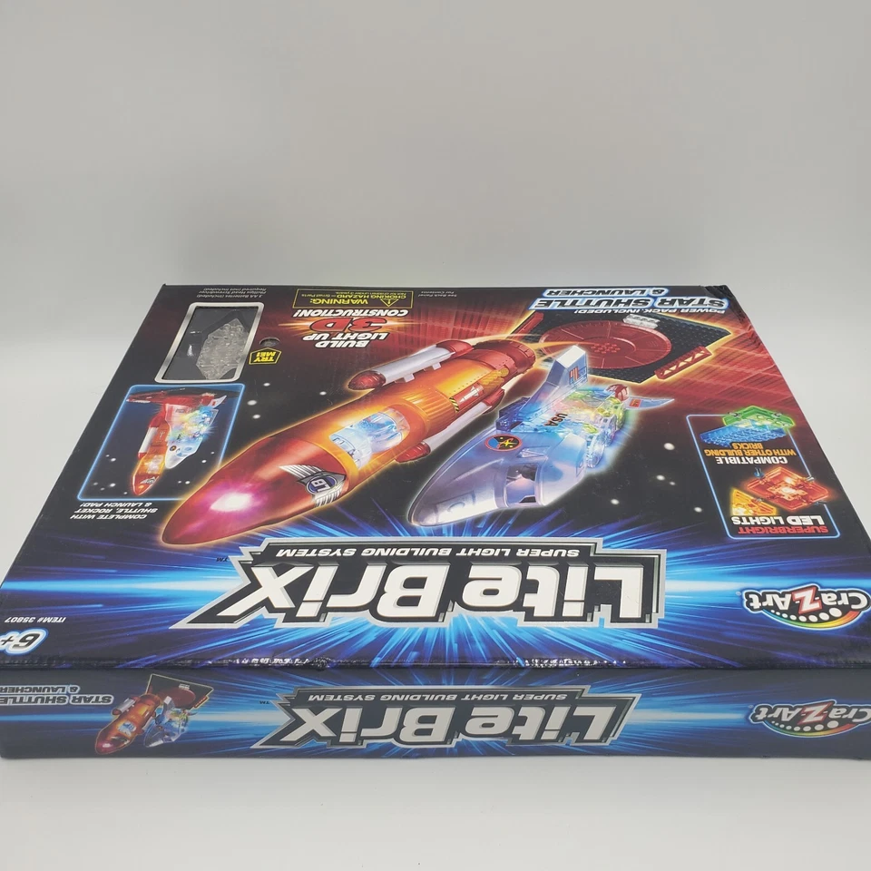 Lite Brix Building Block System -Star Shuttle And Launcher Cra-Z-Art Brand New - Image 3 of 4