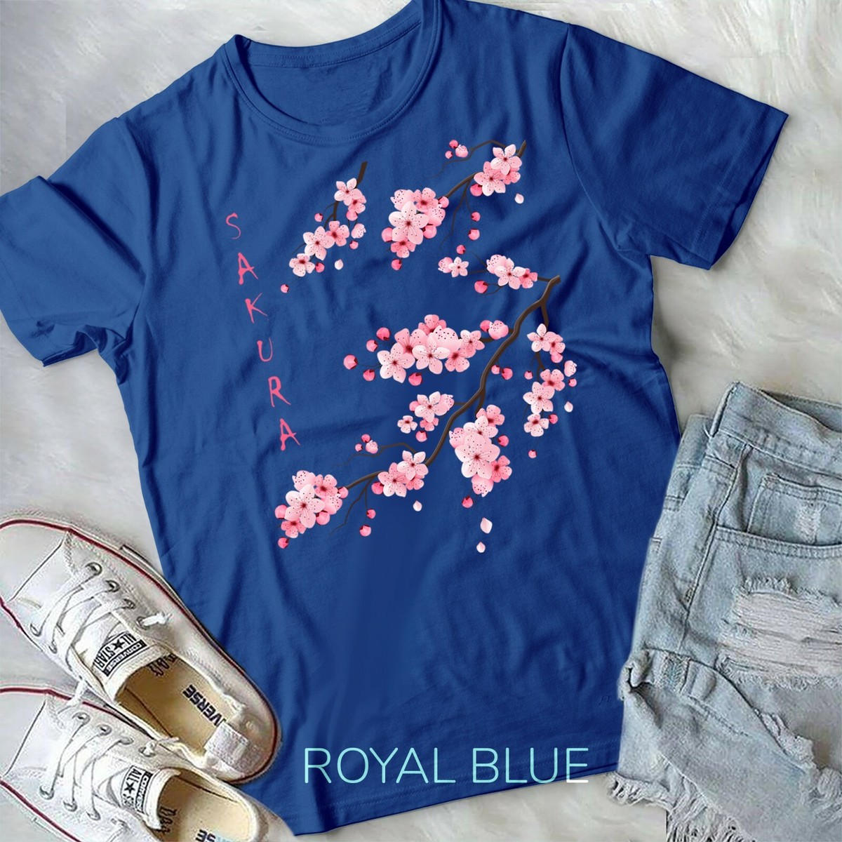 てぃんくる ロウきゅーぶ版画 CHERRY BLOSSOM GRADUATION Graduates with bright spring cherry blossoms in - Stock