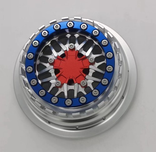 E-VIRATRUE Aluminum Wheel For ARRMA MOJAVE&FIRETEAM 1/7&SENTON 1/10 Silver 1pcs - Picture 26 of 32