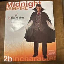 Midnight Victorian Vampire Men's Costume Medium 38-40