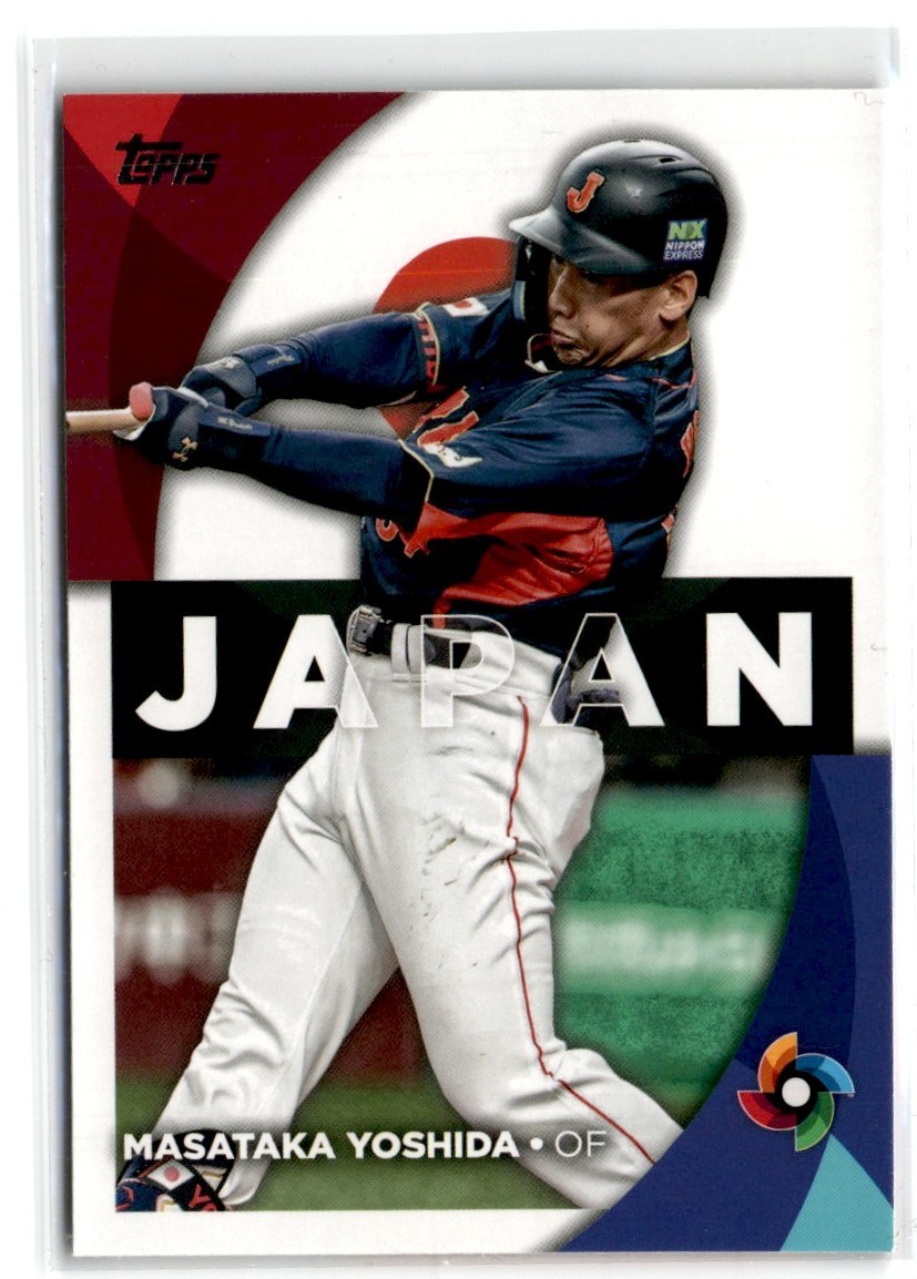 2023 TOPPS WORLD BASEBALL CLASSIC STARS BLUE MASATAKA YOSHIDA JAPAN #WBC-33