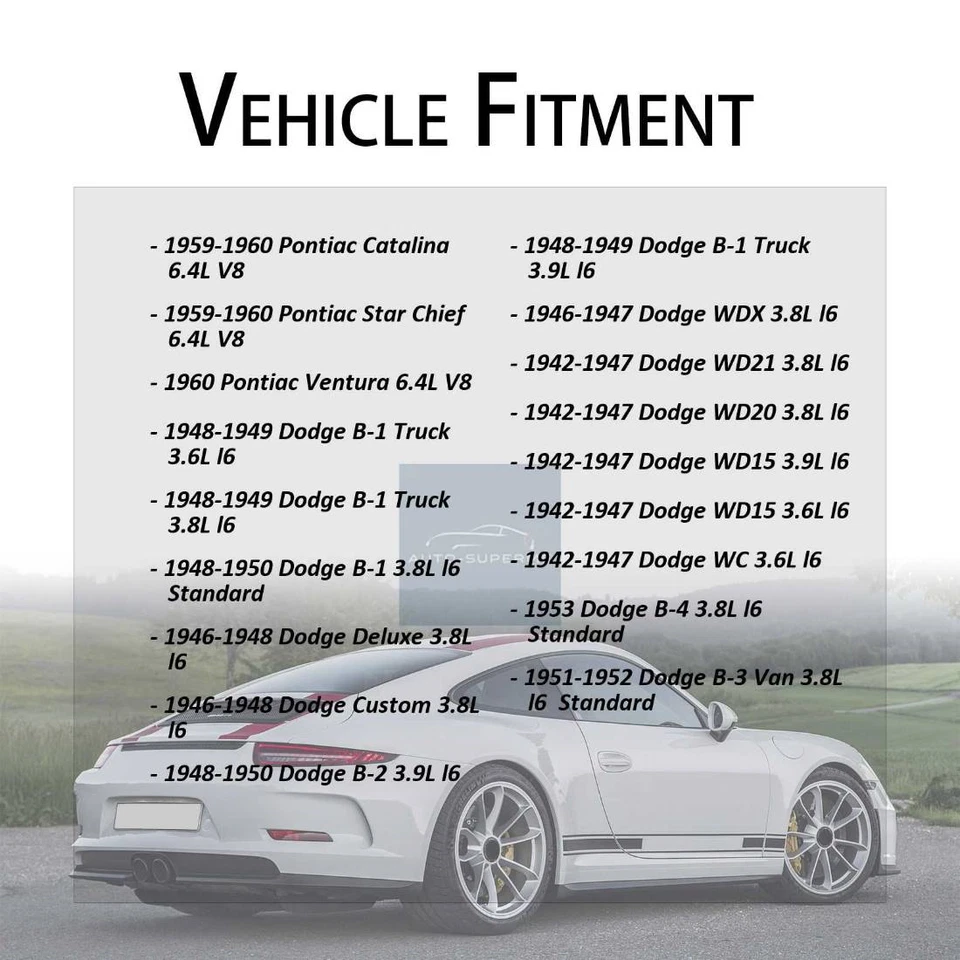 Верхний шланг радиатора охлаждающей жидкости для 1939-1940 Dodge Truck 3,3 л 1940 Dodge VC 3,3 л - Изображение 2 из 4