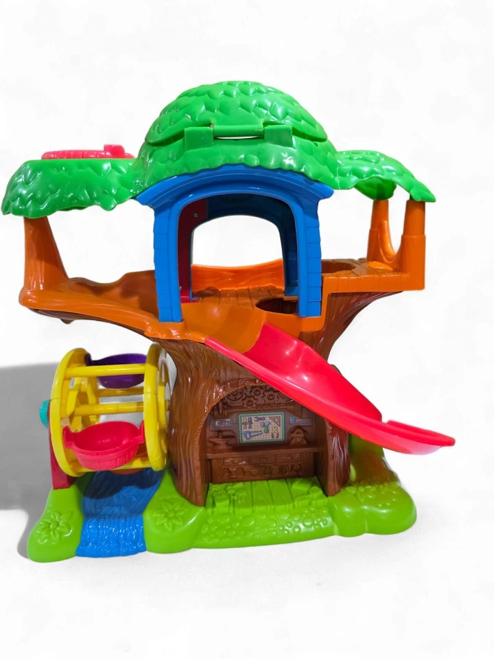 Playskool Weebles Wobble Musical Casa del Árbol Juego con 4 Figuras, Cama y Silla! Foto 4 de 4