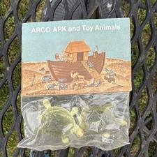 Vintage ARCO NOAH'S ARK turtles Toy Animals Made In Hong Kong