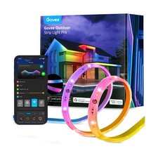 Govee Outdoor LED Strip Lights RGBIC with Warm and Cold White, 32.8... Fast Ship