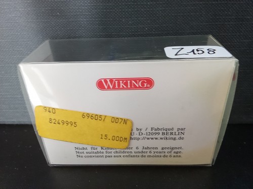 Z158 Wiking HO 1:87 neu OVP 6960529 Mercedes-Benz 307 kW Binz Bundeswehr Grün - Imagen 3 de 8