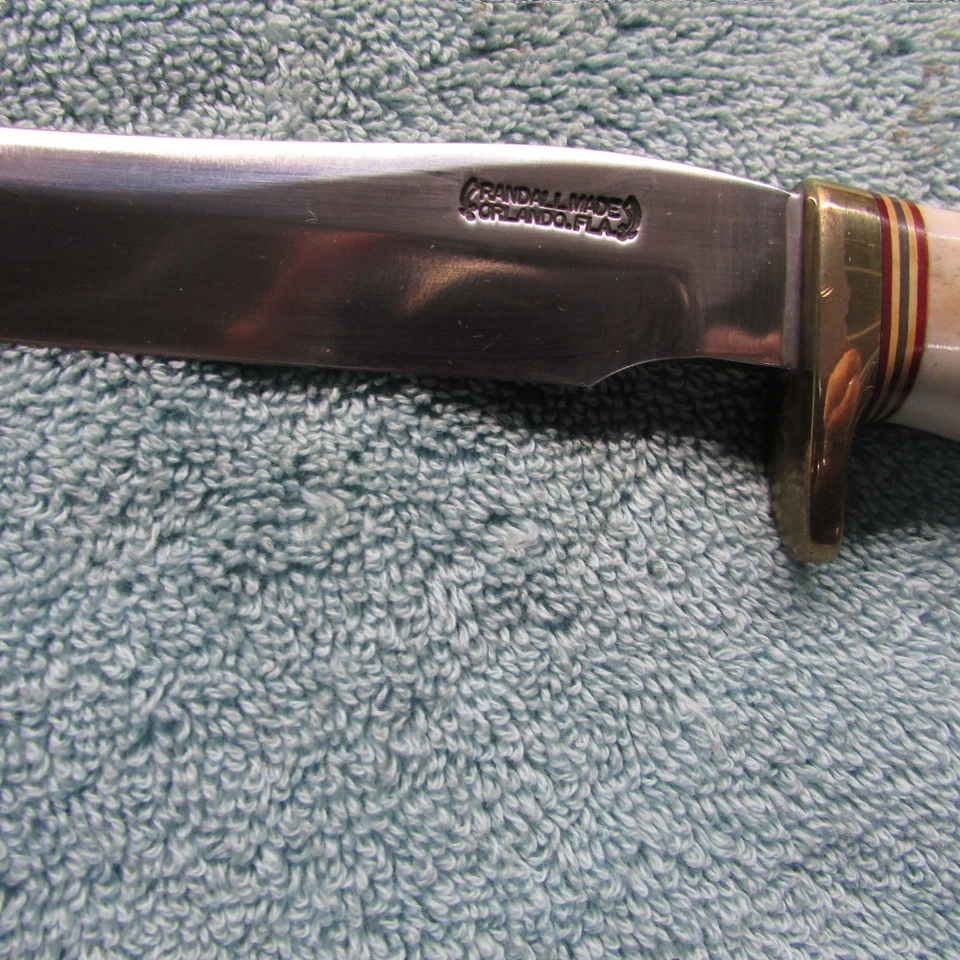 Randall Made Orlando, Fla.  Fixed Blade / 7-5  Stag Handle - Image 3 of 4