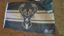 Milwaukee Bucks Coors Light Flag, 48 X 30" Banner Beer NBA,