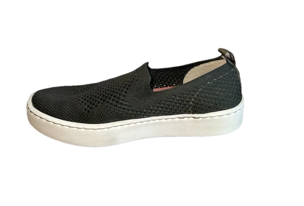 Born Shoes Womens 6M Solstice Knit Casual Slip On Low Sneakers Green Fabric