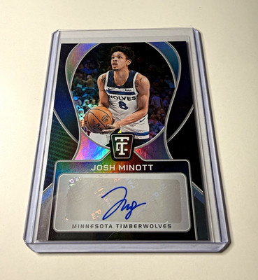 Panini 2024-25 Totally Certified Signatures Josh Minott Auto TCS-MNT