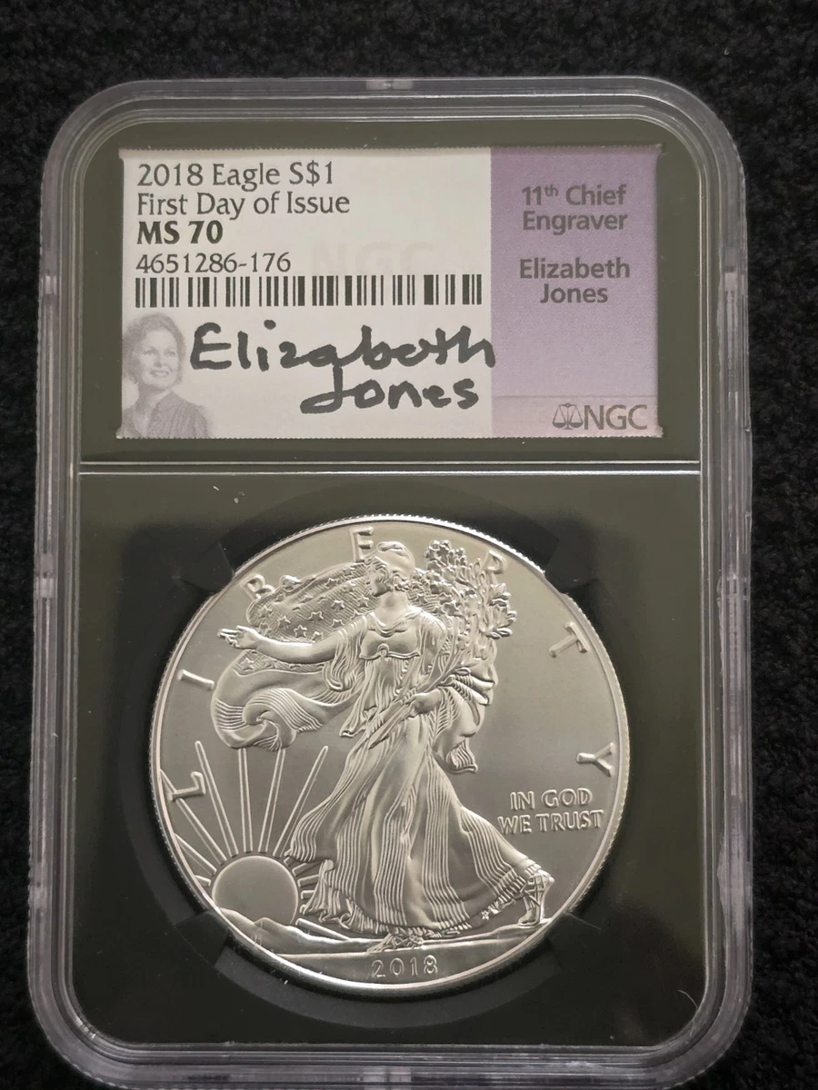 American Eagle MS 70 Graded 2018 Silver Bullion Coins for sale | eBay