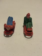 VINTAGE CAST LEAD SLEDDERS (1 set included in...