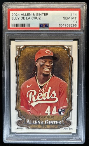 2024 Topps Allen & Ginter Elly De La Cruz Rookie RC #44 Reds PSA 10 GEM MINT
