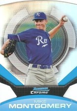 2011 Bowman Chrome #22 Mike Montgomery Futures Refractors