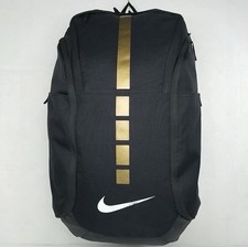 Nike Elite Hoops Pro Basketball 22" Backpack Black /Metallic Gold BA5554-010