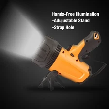 EverBrite 1000 Lumen Rechargeable LED Spotlight Flashlight Dimmable Ultra-Bright