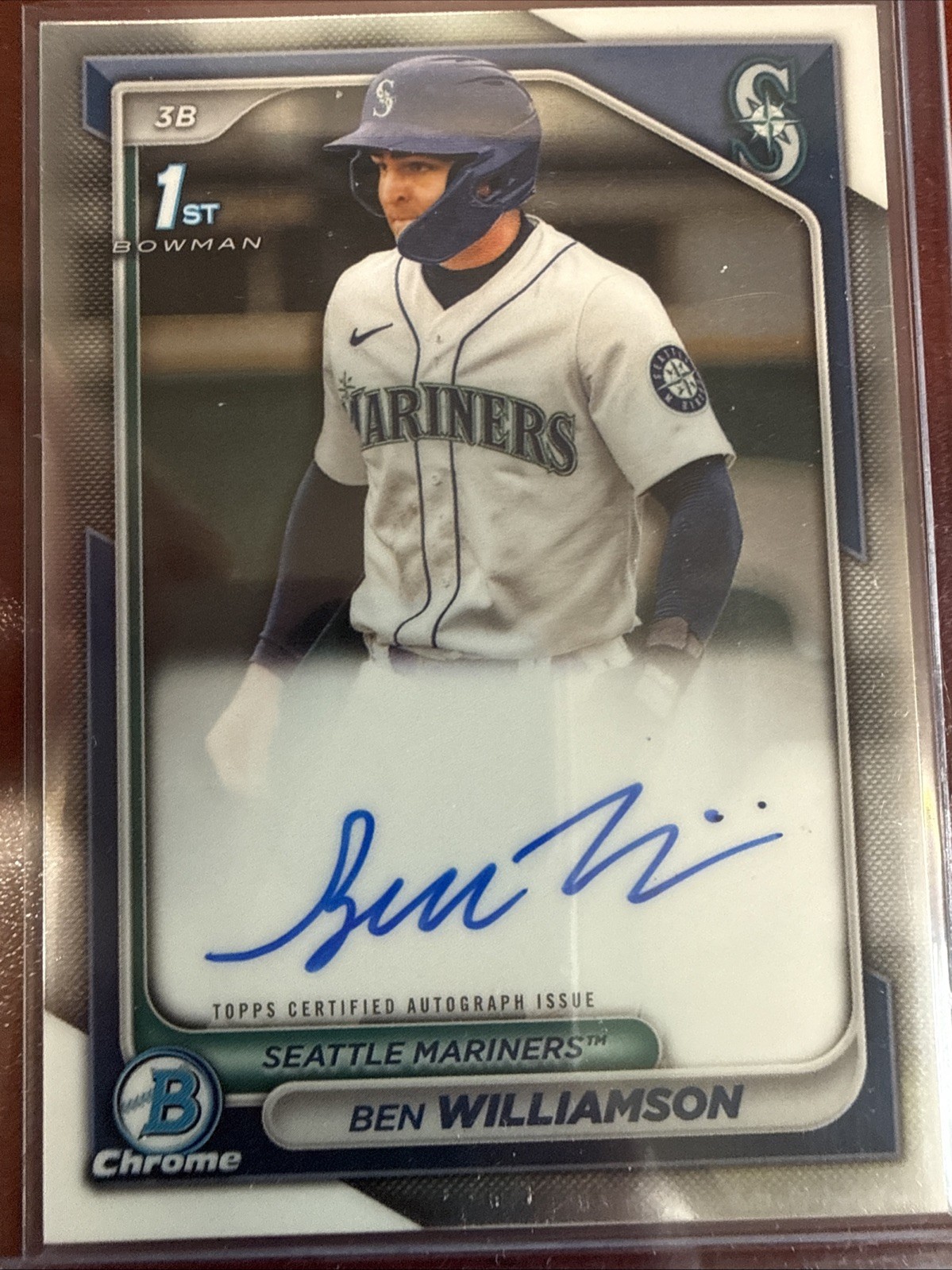 2024 Bowman Chrome Prospect Autographs Ben Williamson #CPA-BWI