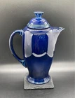 Vintage Cobalt Blue Fiesta Fiestaware Coffee Teapot with Lid Homer Laughlin USA