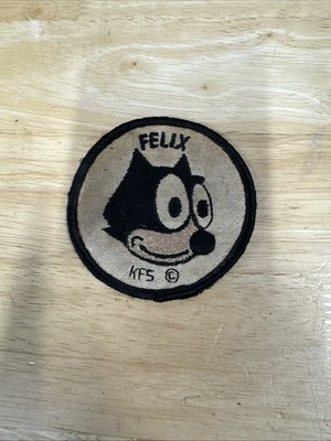 Rare, vintage 1980's Felix the Cat embroidered patch
