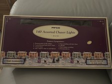 Pifco Vintage Christmas Tree Lights 20 Working, Original Box 140 Assorted