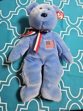 TY Beanie Baby America the Bear Plush