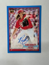 2026 TOPPS SERIES 1 RHETT LOWDER BLUE 1991 AUTO /150