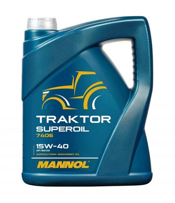 Motoröl 7406 Mannol Traktor Superoil 15W-40 Trecker Schlepper SG CD 5L Kanister