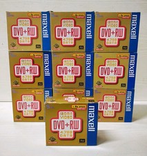 50 DVD + RW +RW MAXELL 120 MINUTI VIDEO 1,4 SPEED REWRITABLE VERGINI SIGILLATI